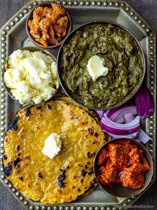 Makki di Roti with Sarson da Saag